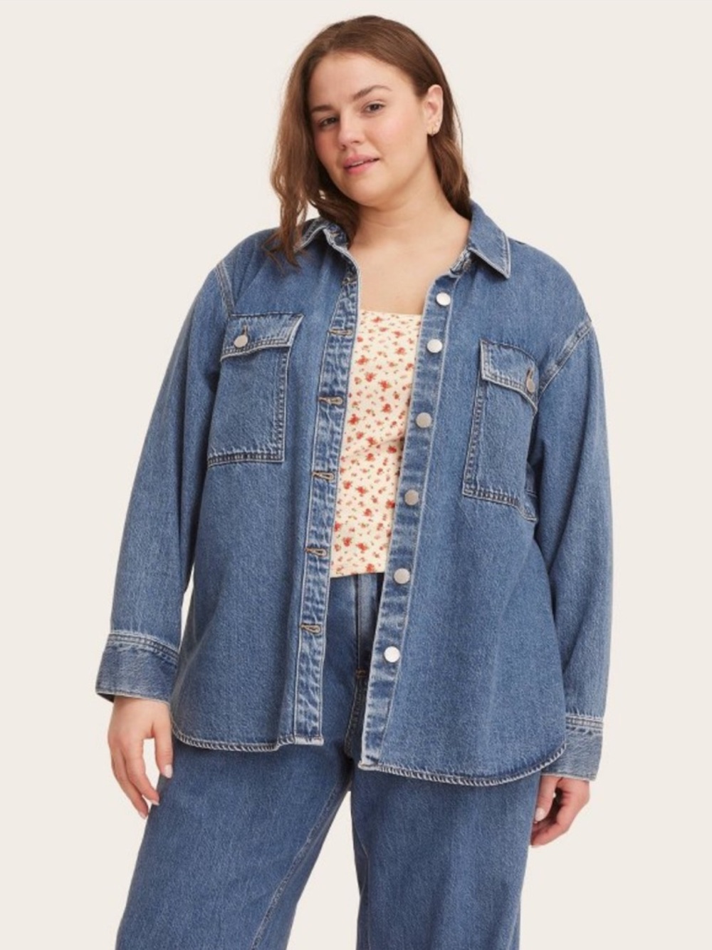 Parke X Target medium wash 1X shacket